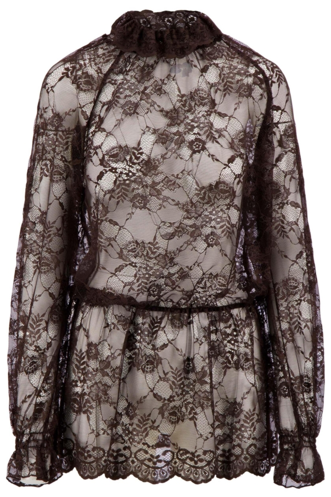 Zusss bruine dames top | Vooraanzicht