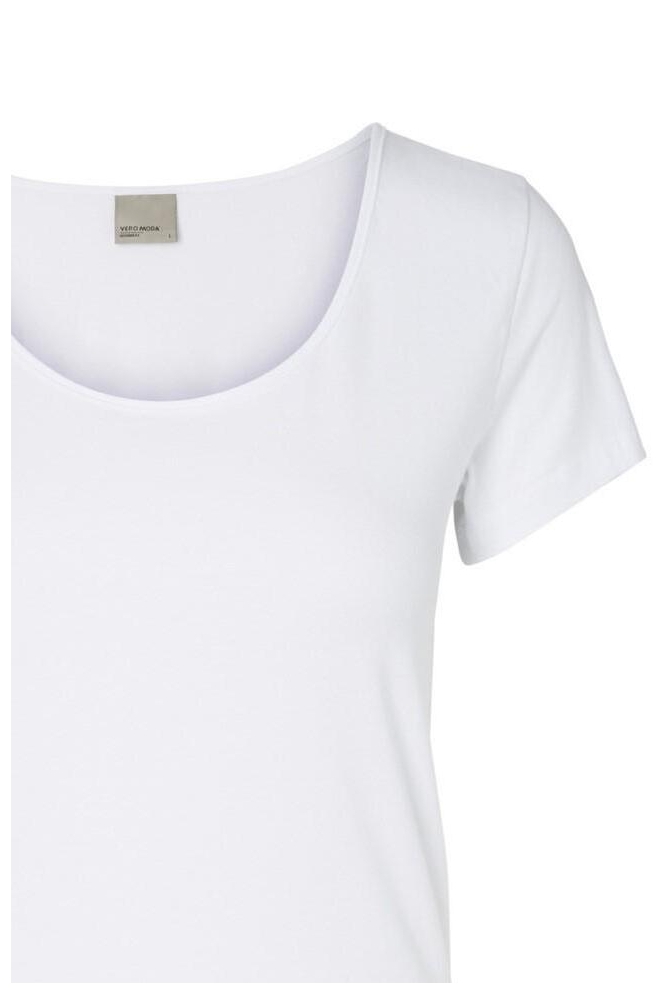 Vero Moda witte dames t-shirt | Close up
