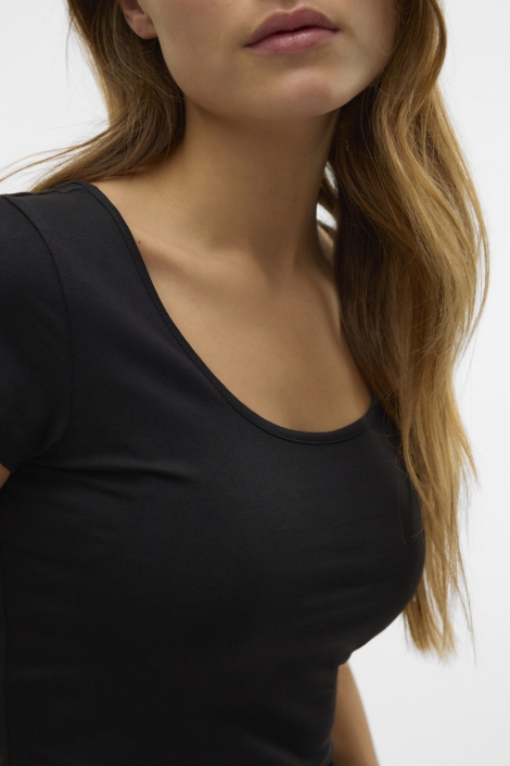 Vero Moda zwarte dames t-shirt | 