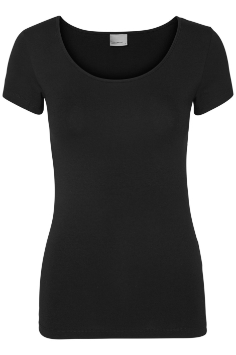 Vero Moda zwarte dames t-shirt | Vooraanzicht