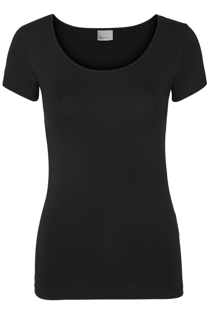 Vero Moda zwarte dames t-shirt | Vooraanzicht