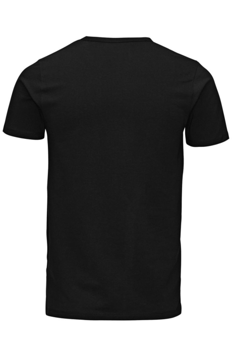 Jack & Jones zwarte heren t-shirt | Achteraanzicht