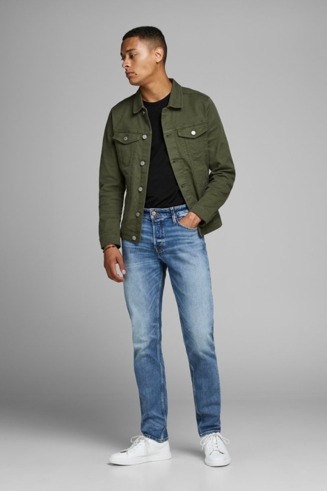 Jack & Jones zwarte heren t-shirt | Model