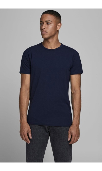 BASIC O-NECK TEE S/S NOOS 12058529 Navy Blue