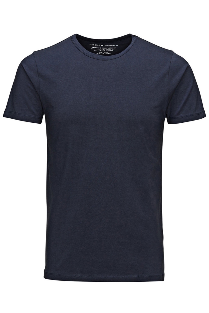 Jack & Jones blauwe heren t-shirt | Vooraanzicht