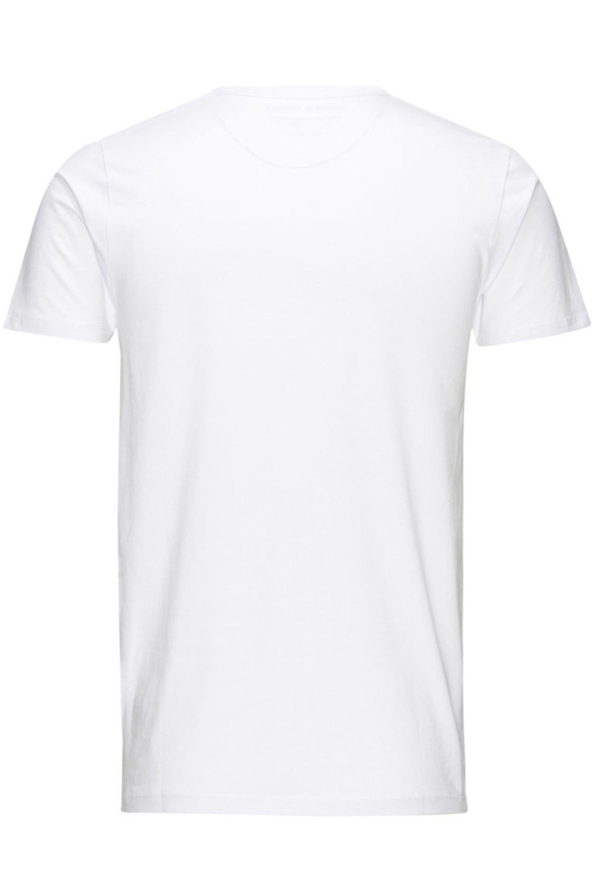 Jack & Jones witte heren t-shirt | Achteraanzicht