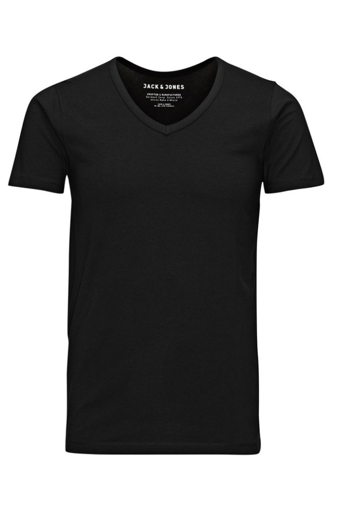 Jack & Jones zwarte heren t-shirt | Vooraanzicht