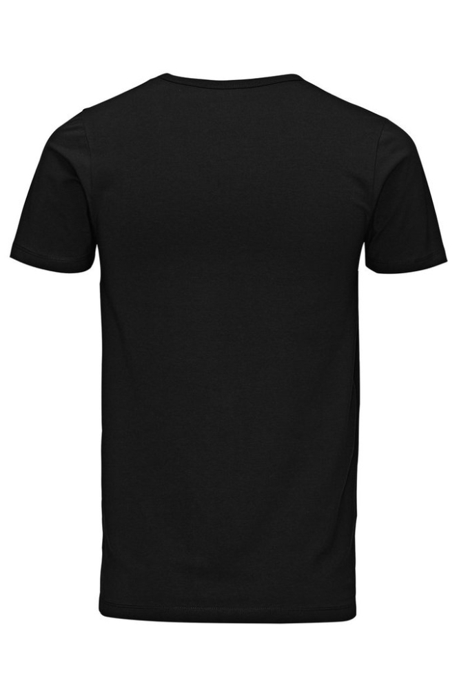 Jack & Jones zwarte heren t-shirt | Achteraanzicht