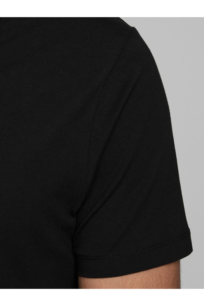 Jack & Jones zwarte heren t-shirt | Close up