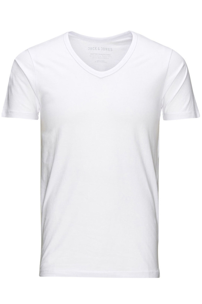 Jack & Jones witte heren t-shirt | Vooraanzicht