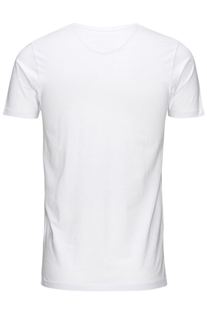 Jack & Jones witte heren t-shirt | Achteraanzicht