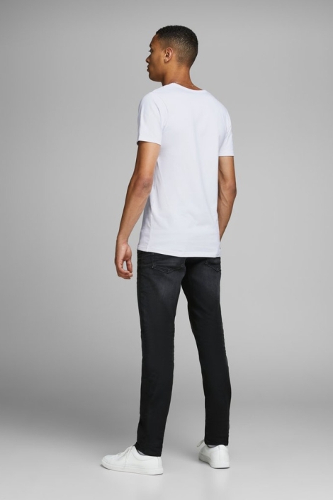 Jack & Jones witte heren t-shirt | Model