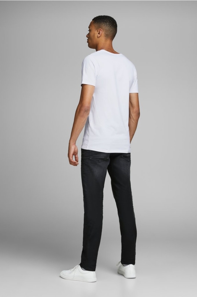 Jack & Jones witte heren t-shirt | Model