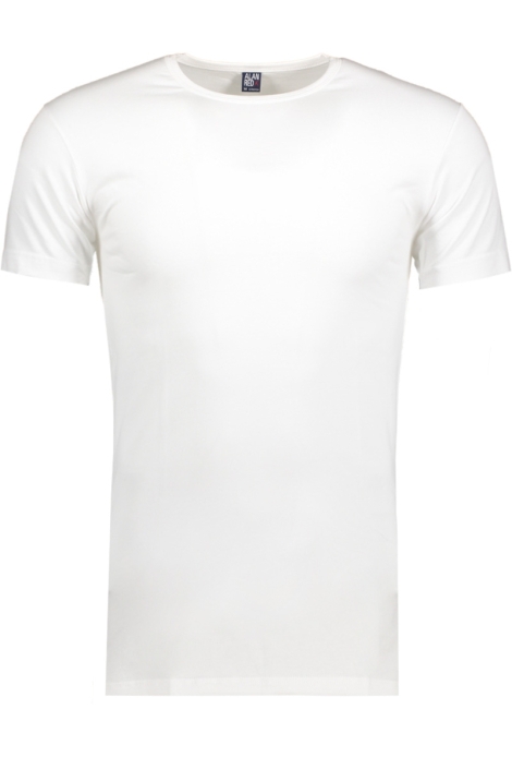 Alan Red witte heren t-shirt | Vooraanzicht
