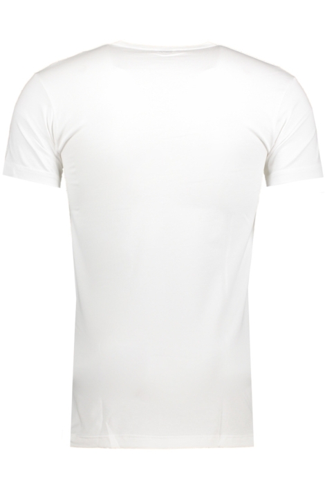 Alan Red witte heren t-shirt | Achteraanzicht
