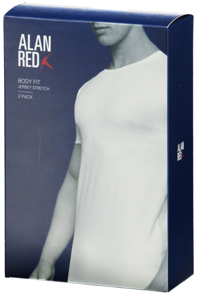 Alan Red witte heren t-shirt | Verpakking