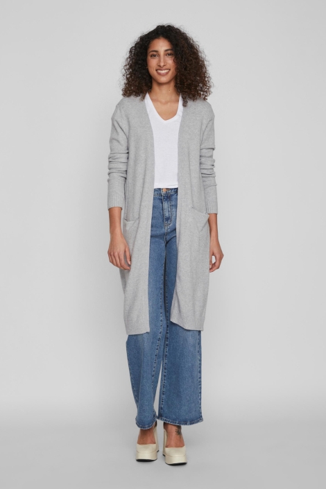 Vila grijze dames vest | Model