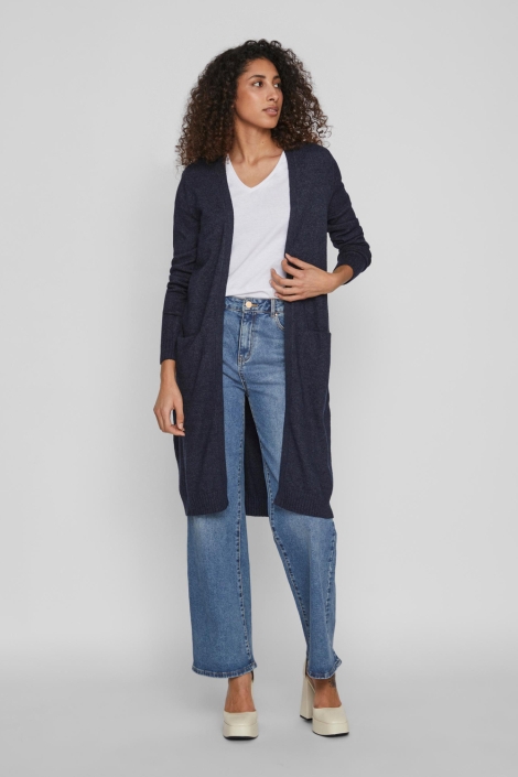 Vila blauwe dames vest | 