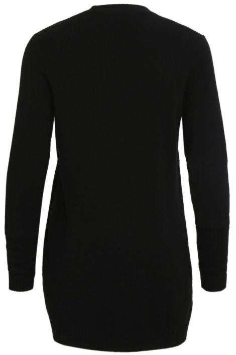 Vila zwarte dames vest | Achteraanzicht