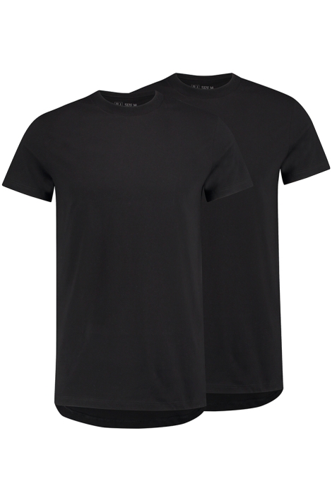 RJ Bodywear zwarte heren t-shirt | Vooraanzicht