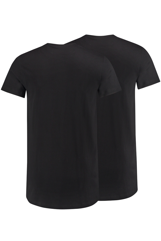 RJ Bodywear zwarte heren t-shirt | Achteraanzicht