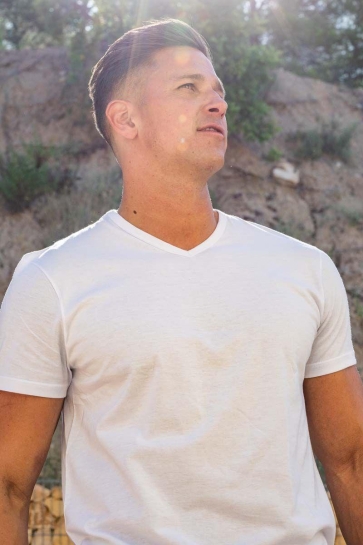 RJ Bodywear GOUDA V NECK 2PACK WIT