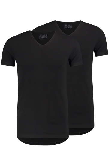 RJ Bodywear den bosch v neck Zwart