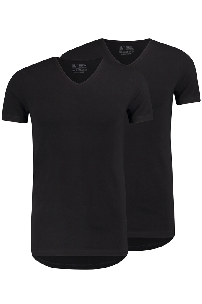 RJ Bodywear zwarte heren t-shirt | 