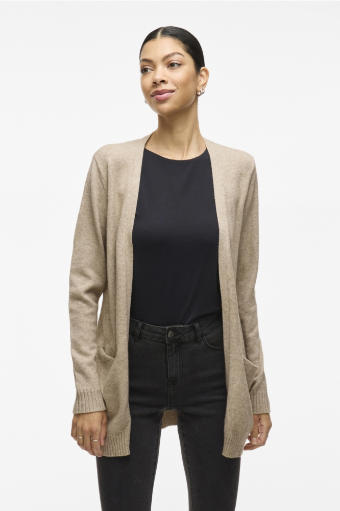 Vila beige dames vest | Model