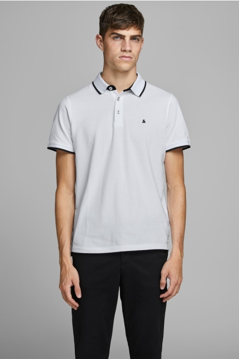 Jack & Jones witte heren polo