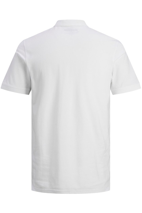 Jack & Jones witte heren polo | Vooraanzicht
