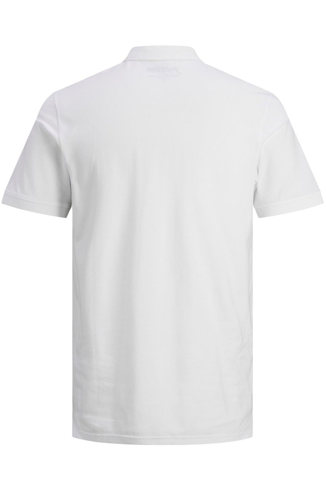 Jack & Jones witte heren polo | Vooraanzicht