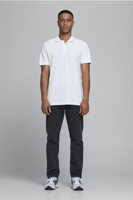 Jack & Jones witte heren polo | Model