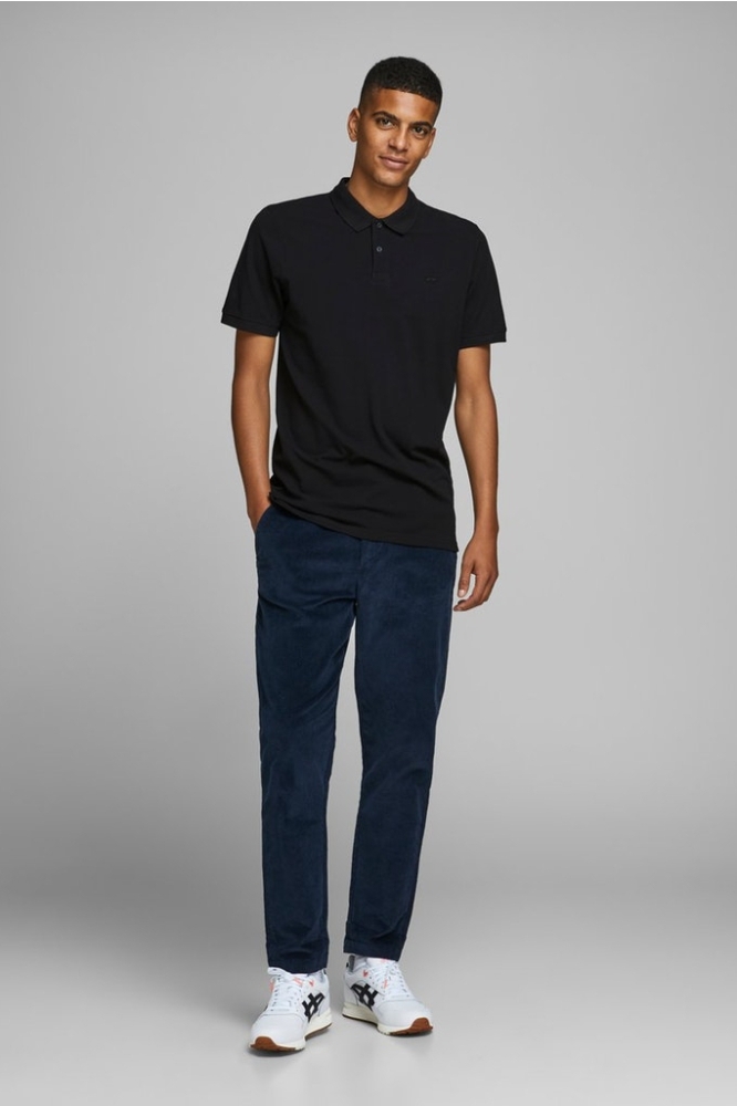 Jack & Jones zwarte heren polo | Model