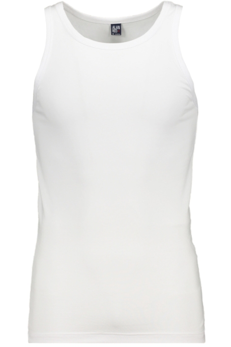 Alan Red witte heren t-shirt | Vooraanzicht