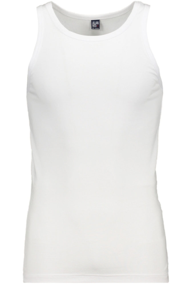 Alan Red witte heren t-shirt | Vooraanzicht