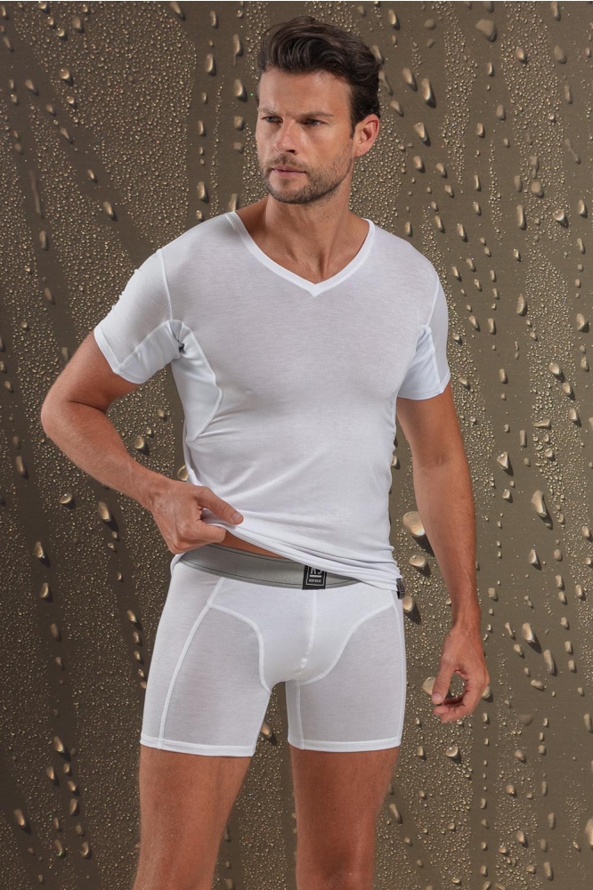 RJ Bodywear witte heren t-shirt