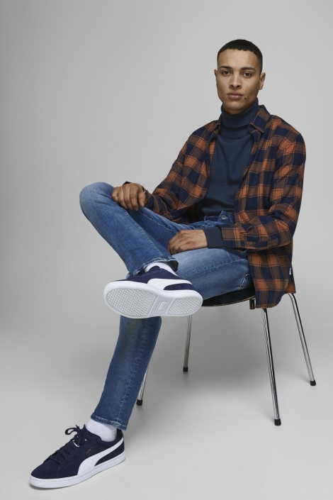 Jack & Jones blauwe heren trui | 