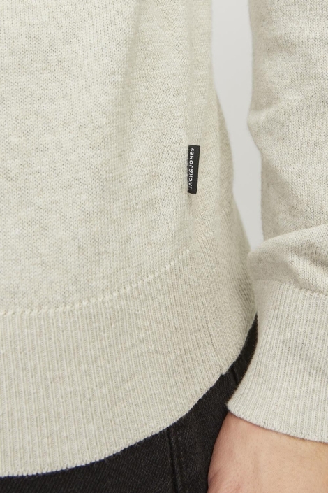 Jack & Jones beige heren trui | 