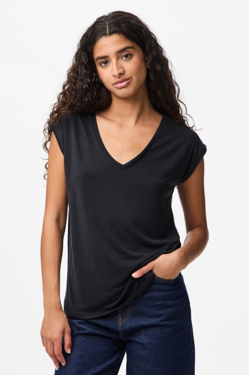 Pieces pckamala tee noos Zwart