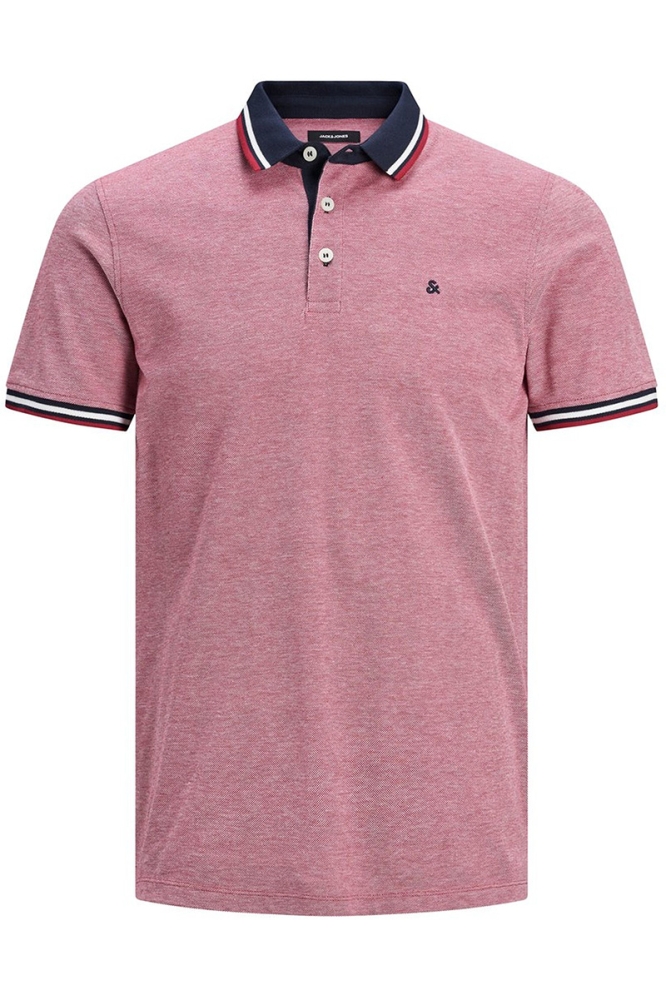 Jack & Jones rode heren polo | Vooraanzicht