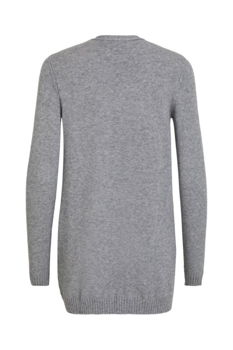 Vila grijze dames vest | Achteraanzicht