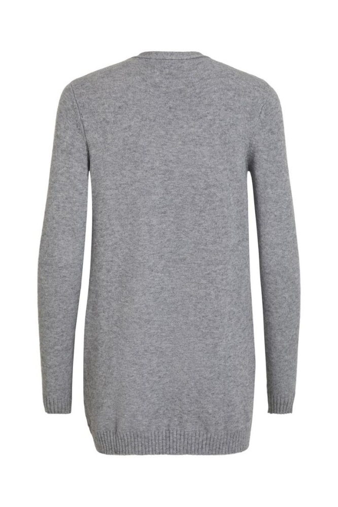 Vila grijze dames vest | Achteraanzicht