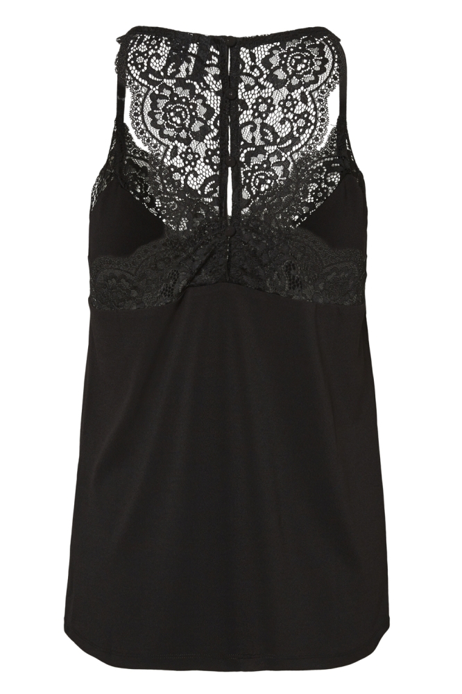 Vero Moda zwarte dames top | Zijaanzicht