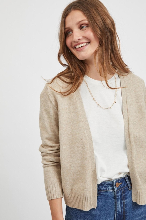 Vila beige dames vest |