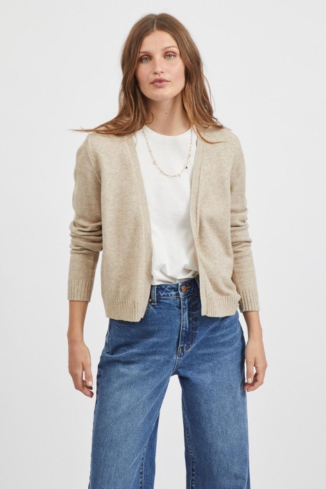 Vila beige dames vest |