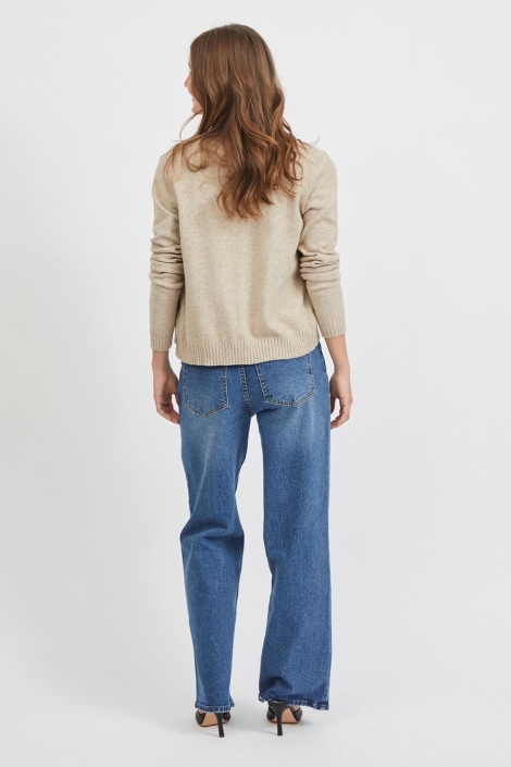 Vila beige dames vest |