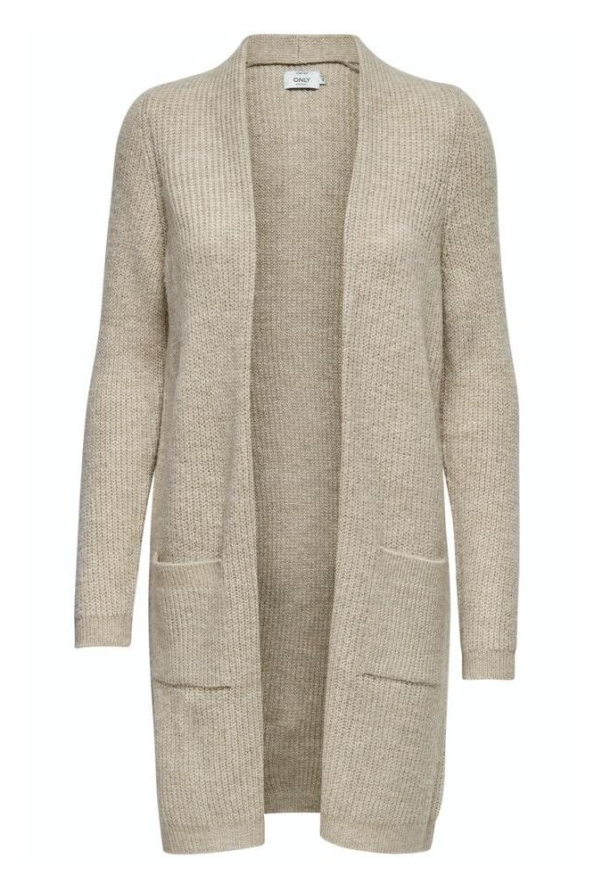 Only beige dames vest | Vooraanzicht