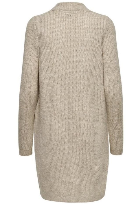 Only beige dames vest | Achteraanzicht