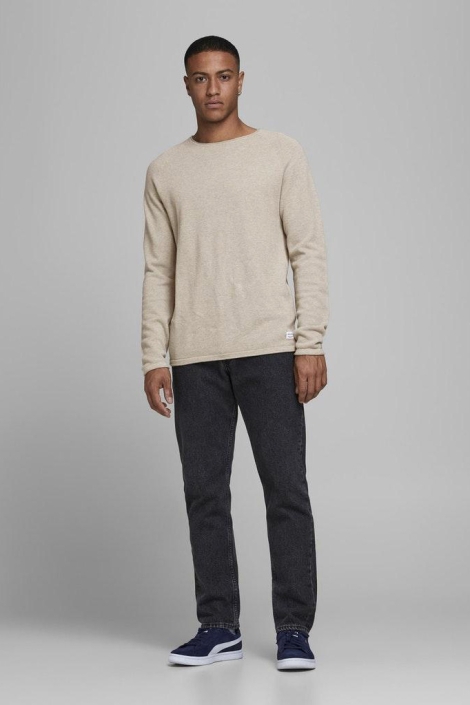 Jack & Jones ecru heren trui | Model